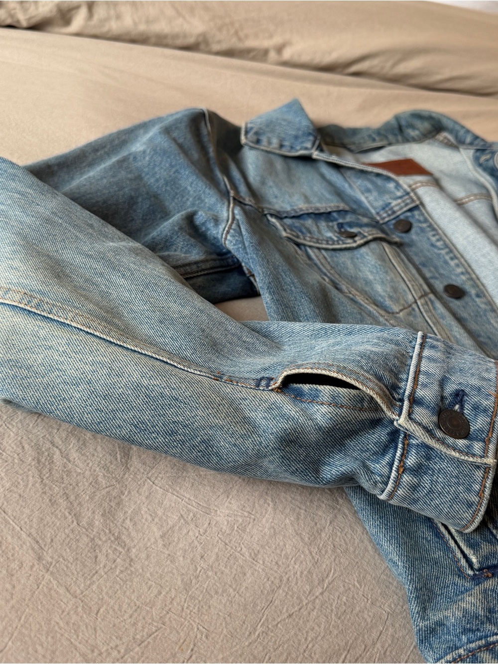 Abercrombie & Fitch Light Blue Denim Jacket